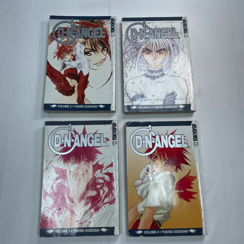 D.N.Angel Manga Volumes 1-4 Tokyopop English Set